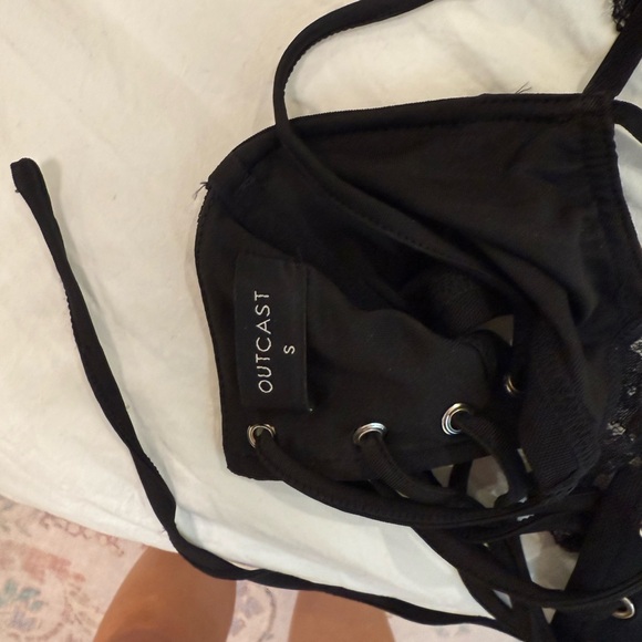 Outcast black lace corset top - Picture 5 of 5